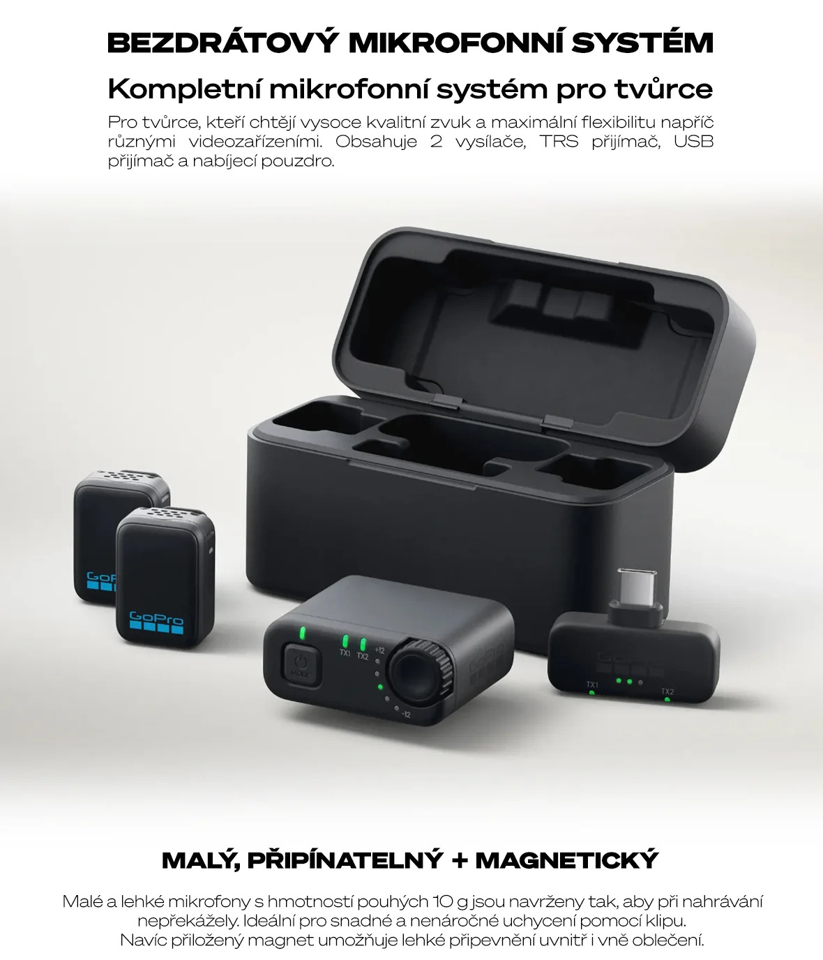 Bezdrátový mikrofon - kompletní sada (Wireless Mic Complete Kit)